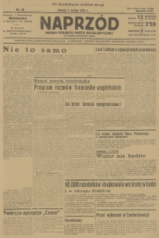 Naprzód : organ Polskiej Partji Socjalistycznej. 1935, nr 38