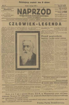 Naprzód : organ Polskiej Partji Socjalistycznej. 1935, nr 41