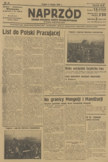 Naprzód : organ Polskiej Partji Socjalistycznej. 1935, nr 43