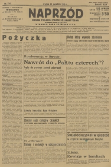 Naprzód : organ Polskiej Partji Socjalistycznej. 1935, nr 114