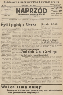 Naprzód : organ Polskiej Partji Socjalistycznej. 1935, nr 203