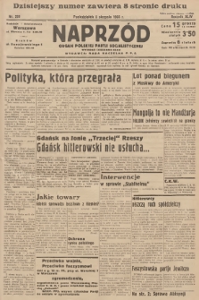 Naprzód : organ Polskiej Partji Socjalistycznej. 1935, nr 239