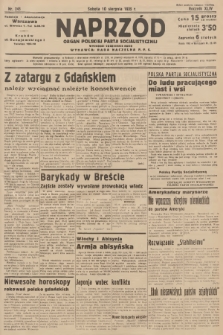 Naprzód : organ Polskiej Partji Socjalistycznej. 1935, nr 245