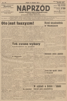 Naprzód : organ Polskiej Partji Socjalistycznej. 1935, nr 251