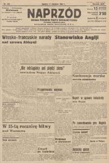 Naprzód : organ Polskiej Partji Socjalistycznej. 1935, nr 252
