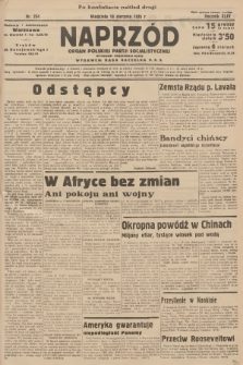 Naprzód : organ Polskiej Partji Socjalistycznej. 1935, nr 254