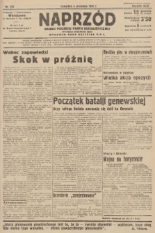 Naprzód : organ Polskiej Partji Socjalistycznej. 1935, nr 275