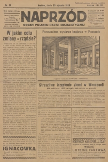 Naprzód : organ Polskiej Partji Socjalistycznej. 1929, nr 18