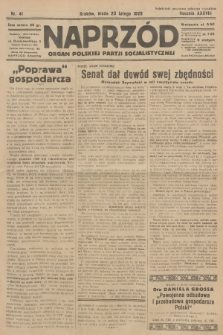 Naprzód : organ Polskiej Partji Socjalistycznej. 1929, nr 41