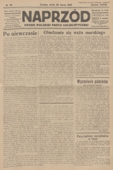 Naprzód : organ Polskiej Partji Socjalistycznej. 1929, nr 65