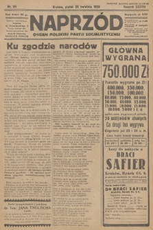 Naprzód : organ Polskiej Partji Socjalistycznej. 1929, nr 95