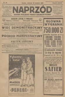 Naprzód : organ Polskiej Partji Socjalistycznej. 1929, nr 97