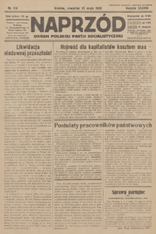 Naprzód : organ Polskiej Partji Socjalistycznej. 1929, nr 114