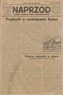 Naprzód : organ Polskiej Partji Socjalistycznej. 1929, nr 119