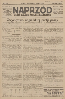 Naprzód : organ Polskiej Partji Socjalistycznej. 1929, nr 123
