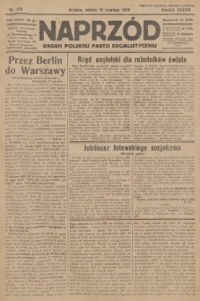 Naprzód : organ Polskiej Partji Socjalistycznej. 1929, nr 133