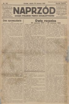 Naprzód : organ Polskiej Partji Socjalistycznej. 1929, nr 145