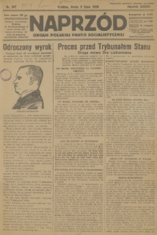 Naprzód : organ Polskiej Partji Socjalistycznej. 1929, nr 147