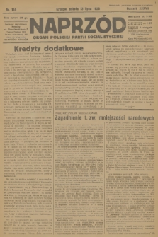 Naprzód : organ Polskiej Partji Socjalistycznej. 1929, nr 156