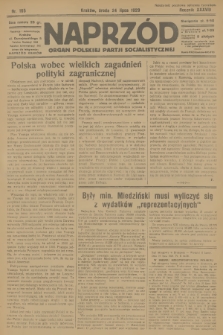 Naprzód : organ Polskiej Partji Socjalistycznej. 1929, nr 165