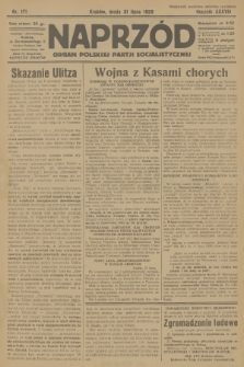 Naprzód : organ Polskiej Partji Socjalistycznej. 1929, nr 171