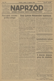 Naprzód : organ Polskiej Partji Socjalistycznej. 1929, nr 174