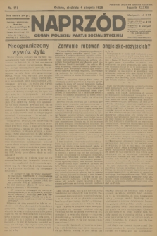 Naprzód : organ Polskiej Partji Socjalistycznej. 1929, nr 175