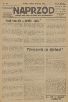 Naprzód : organ Polskiej Partji Socjalistycznej. 1929, nr 178