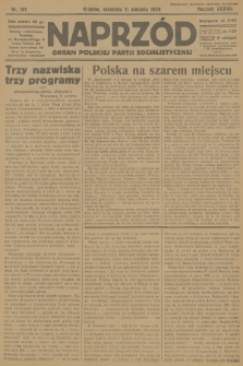 Naprzód : organ Polskiej Partji Socjalistycznej. 1929, nr 181