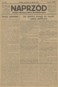 Naprzód : organ Polskiej Partji Socjalistycznej. 1929, nr 189
