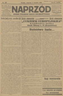 Naprzód : organ Polskiej Partji Socjalistycznej. 1929, nr 201