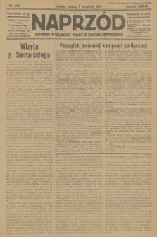 Naprzód : organ Polskiej Partji Socjalistycznej. 1929, nr 203
