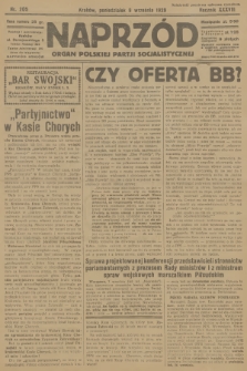Naprzód : organ Polskiej Partji Socjalistycznej. 1929, nr 205