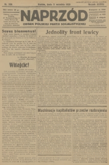 Naprzód : organ Polskiej Partji Socjalistycznej. 1929, nr 206