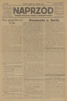 Naprzód : organ Polskiej Partji Socjalistycznej. 1929, nr 220