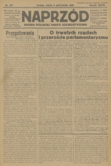 Naprzód : organ Polskiej Partji Socjalistycznej. 1929, nr 227