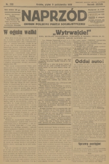 Naprzód : organ Polskiej Partji Socjalistycznej. 1929, nr 232