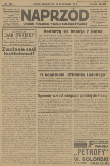 Naprzód : organ Polskiej Partji Socjalistycznej. 1929, nr 235