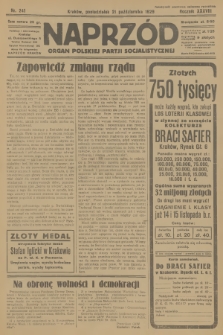 Naprzód : organ Polskiej Partji Socjalistycznej. 1929, nr 241