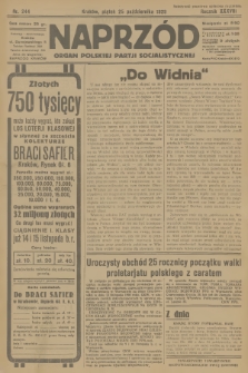 Naprzód : organ Polskiej Partji Socjalistycznej. 1929, nr 244