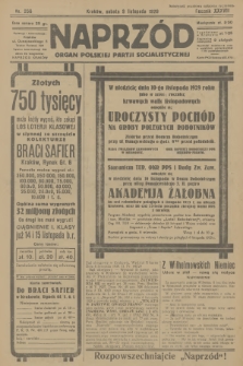 Naprzód : organ Polskiej Partji Socjalistycznej. 1929, nr 256