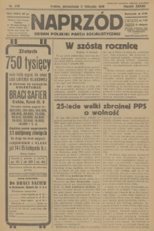 Naprzód : organ Polskiej Partji Socjalistycznej. 1929, nr 258