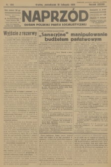 Naprzód : organ Polskiej Partji Socjalistycznej. 1929, nr 264