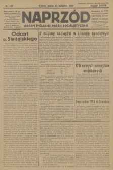 Naprzód : organ Polskiej Partji Socjalistycznej. 1929, nr 267