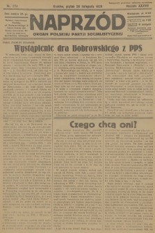 Naprzód : organ Polskiej Partji Socjalistycznej. 1929, nr 273