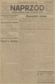 Naprzód : organ Polskiej Partji Socjalistycznej. 1929, nr 276