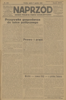 Naprzód : organ Polskiej Partji Socjalistycznej. 1929, nr 280