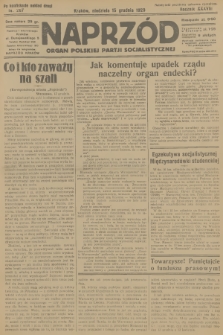 Naprzód : organ Polskiej Partji Socjalistycznej. 1929, nr 287