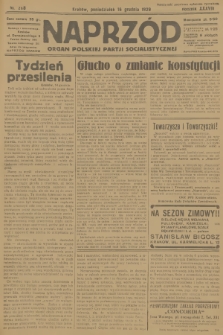 Naprzód : organ Polskiej Partji Socjalistycznej. 1929, nr 288