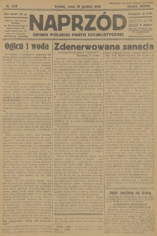 Naprzód : organ Polskiej Partji Socjalistycznej. 1929, nr 289